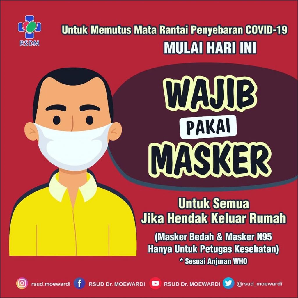 WAJIB PAKAI MASKER YA GAEess…