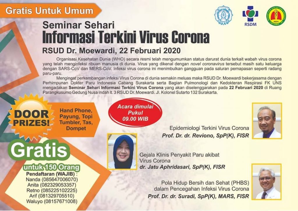 Seminar Sehari Informasi Terkini Virus Corona