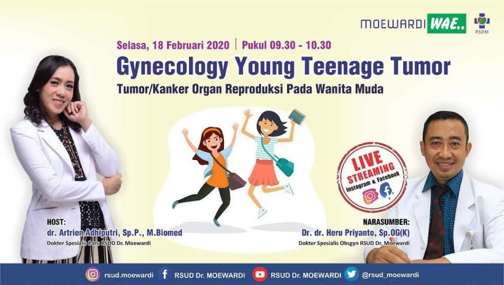 Program Live Streaming Moewardi Wae Gynecology Young Teenage Tumor