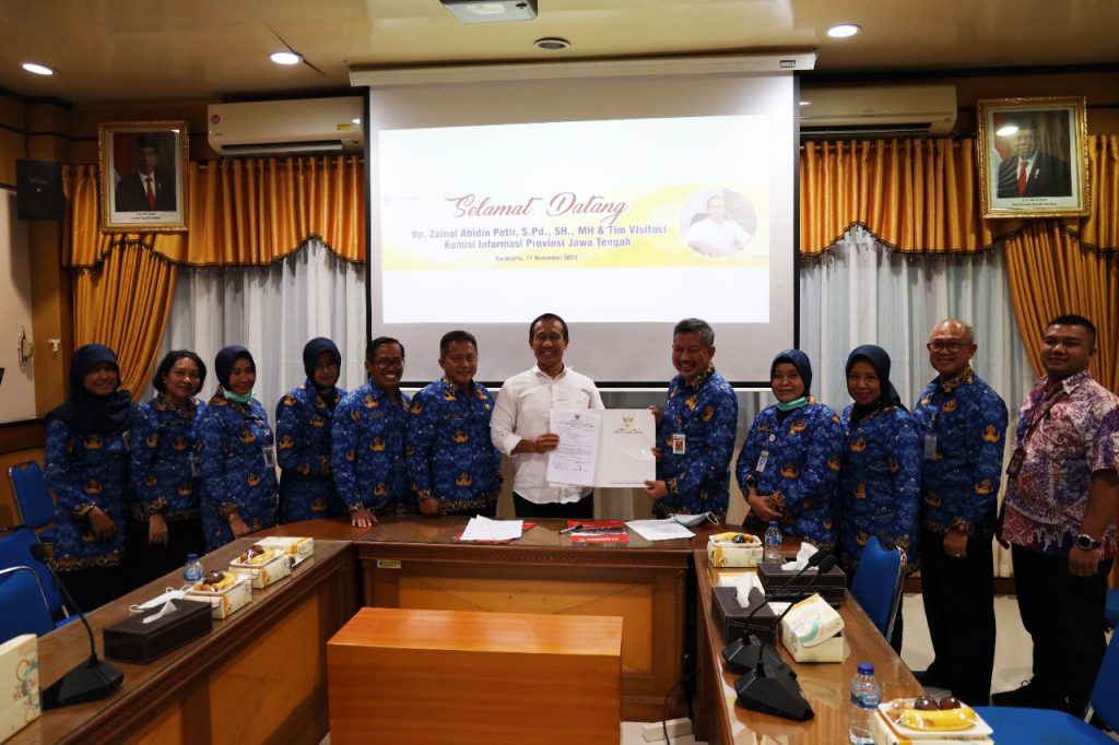 Visitasi Pemeringkatan Keterbukaan Informasi Badan Publik oleh Komisi Informasi Provinsi Jawa Tengah