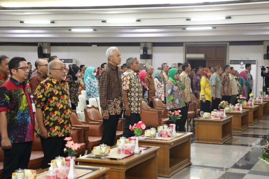 Upacara Pelantikan dan Pengambilan Sumpah/Janji Jabatan oleh Gubernur Jawa Tengah