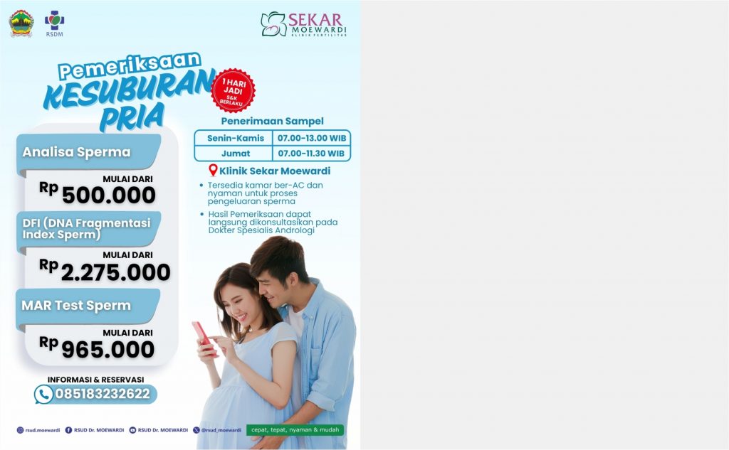 Pemeriksaan Kesuburan Pria di Klinik Sekar RSUD Dr. Moewardi