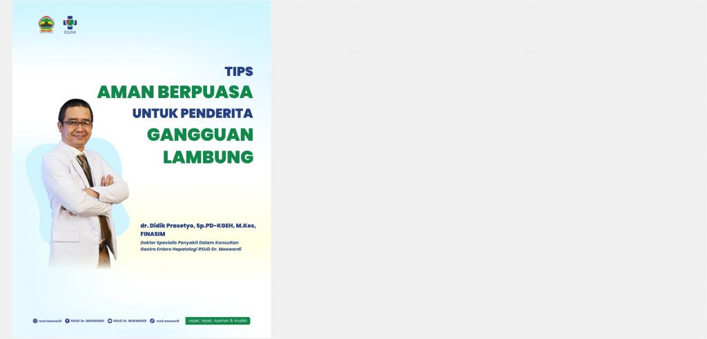 Tips Aman Berpuasa untuk Penderita Gangguan Lambung