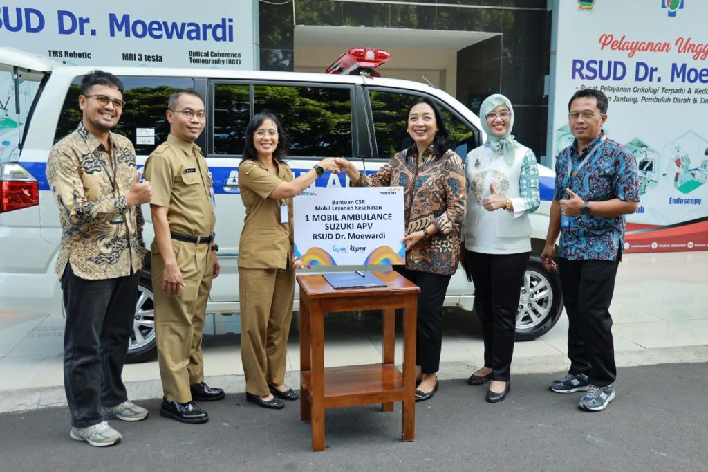 Penyerahan Hibah CSR Mobil Layanan Kesehatan (Ambulance) dari PT Bank Mandiri (Persero) Tbk.