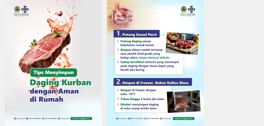 Tips Menyimpan Daging Kurban dengan Aman di Rumah