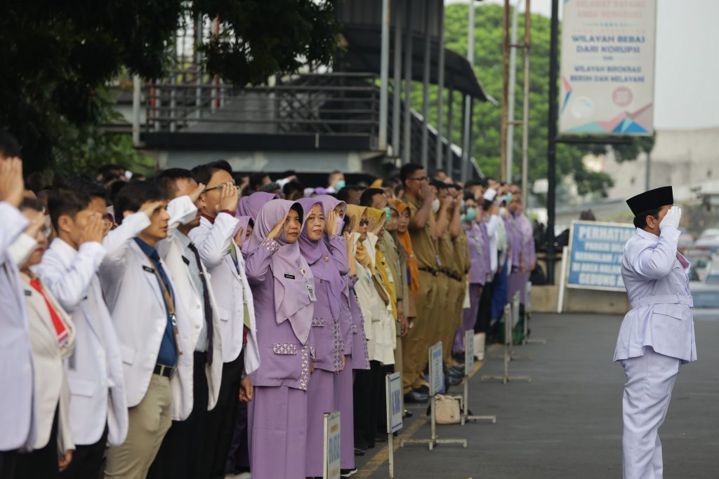 Upacara Peringatan Hari Lahir Pancasila di RSUD Dr. Moewardi