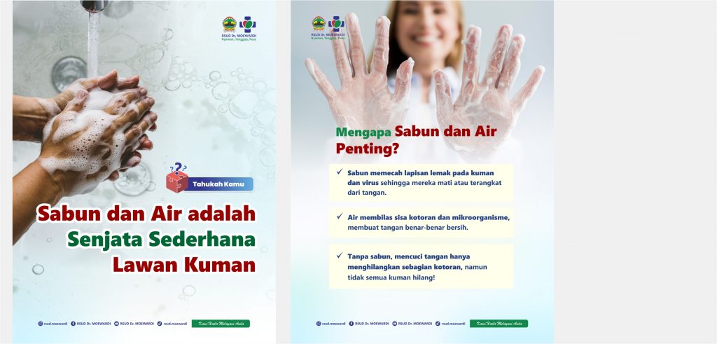Tahukah Kamu? Sabun dan Air adalah Senjata Sederhana Lawan Kuman
