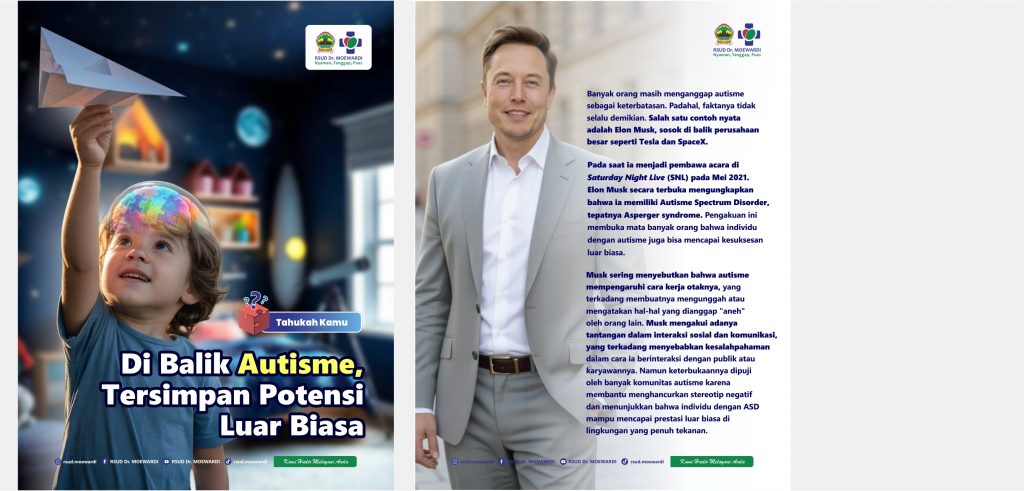 Tahukah Kamu? Di Balik Autisme, Tersimpan Potensi Luar Biasa