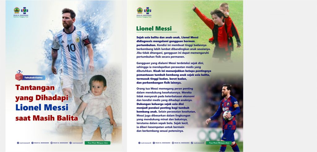 Tahukah Kamu? Tantangan yang Dihadapi Lionel Messi saat Masih Balita