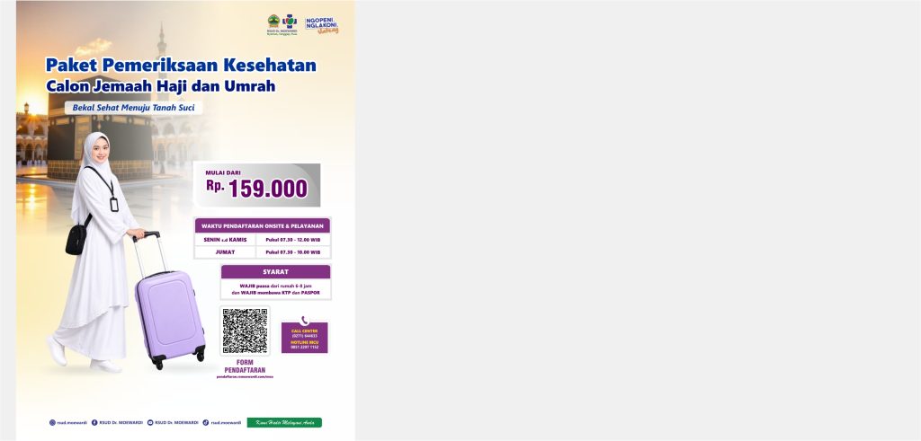 Paket Pemeriksaan Kesehatan Calon Jemaah Haji dan Umrah